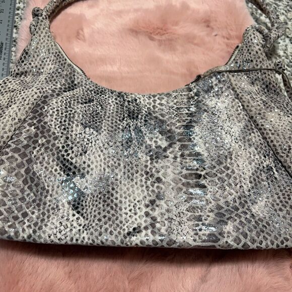 NWOT Elliot Luca snakeskin small handbag. - Picture 3 of 16